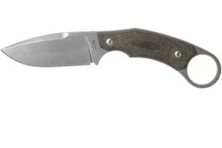 LionSteel H2 Drop Point CVG Green Canvas Micarta Couteau Fixe, Tommaso Rumici Design