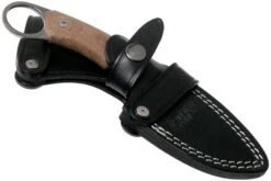 LionSteel H2 Drop Point CVN Natural Canvas Micarta Couteau Fixe, Tommaso Rumici Design -Kai Soldes Boutique LI H2 CVN 06 lionsteel