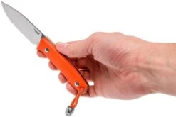 LionSteel M1-GOR Orange G10, Couteau Fixe -Kai Soldes Boutique LI M1 GOR 06 lionsteel li m1 gor 06