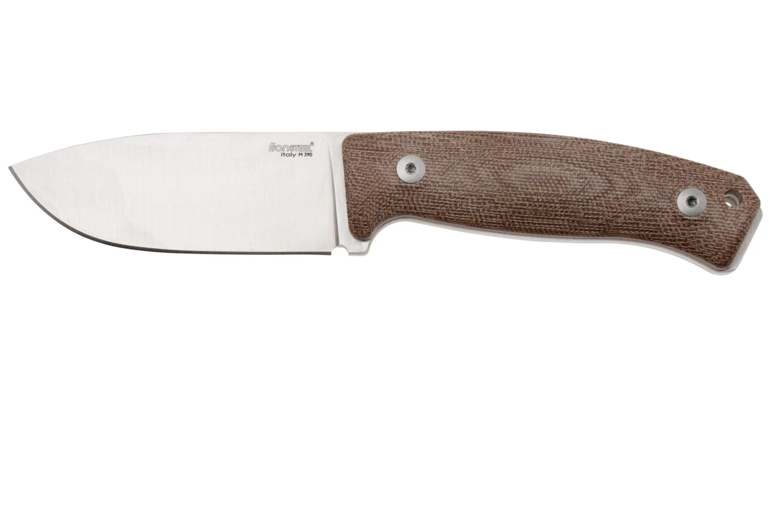 LionSteel M2M CVN Natural Canvas Micarta Couteau Fixe 3 LionSteel M2M CVN Natural Canvas Micarta Couteau Fixe