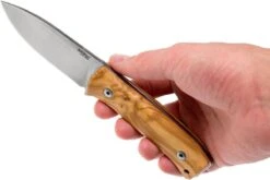 LionSteel M4-UL M390, Olivewood Handle -Kai Soldes Boutique LI M4 UL 06 lionsteel li m4 ul 06