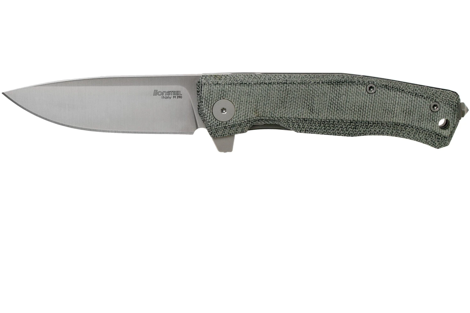 LionSteel Myto MT01-CVB Black Canvas Micarta Couteau De Poche, Molletta Design 3 LionSteel Myto MT01-CVB Black Canvas Micarta Couteau De Poche, Molletta Design