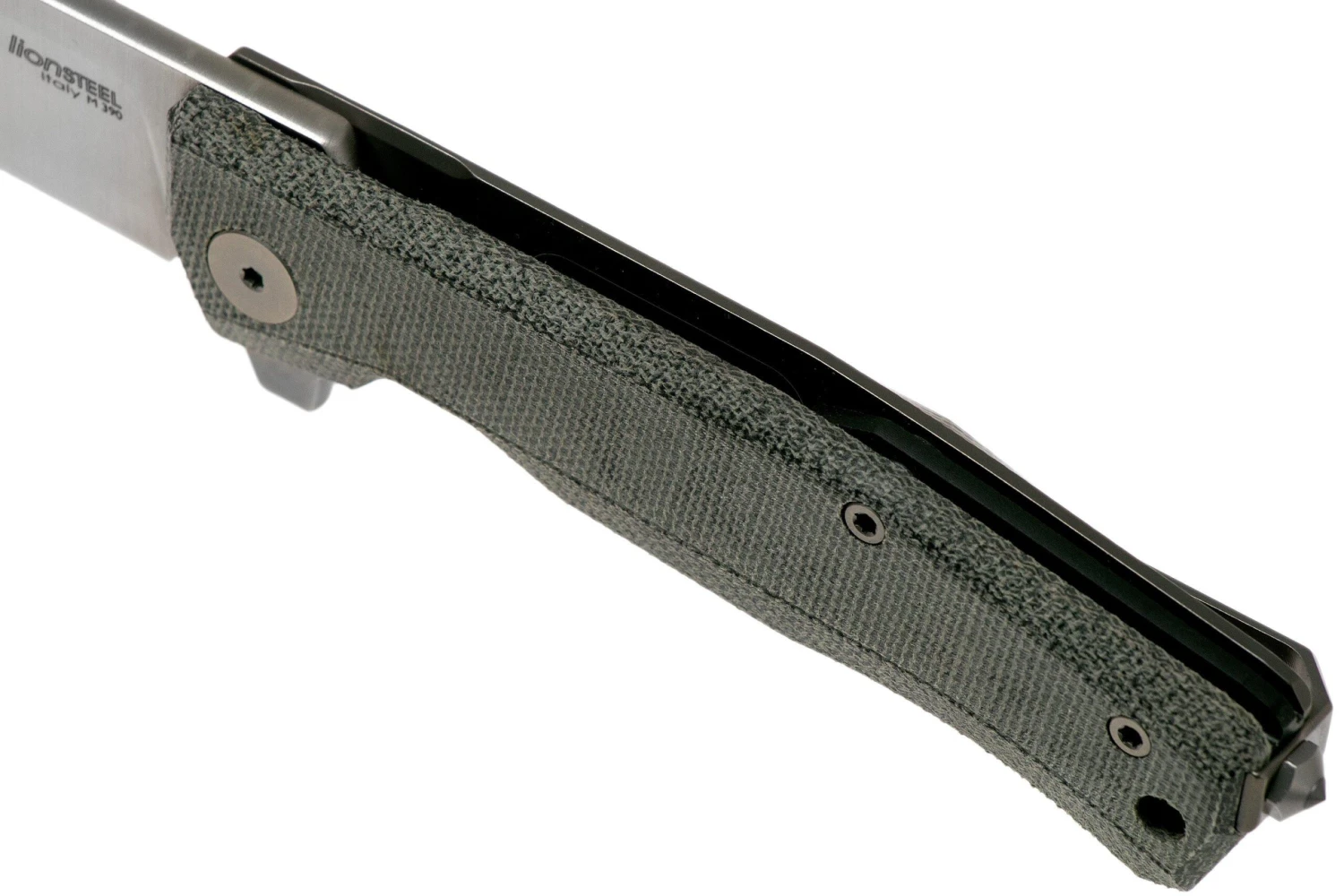 LionSteel Myto MT01-CVB Black Canvas Micarta Couteau De Poche, Molletta Design 9 LionSteel Myto MT01-CVB Black Canvas Micarta Couteau De Poche, Molletta Design – Image 7