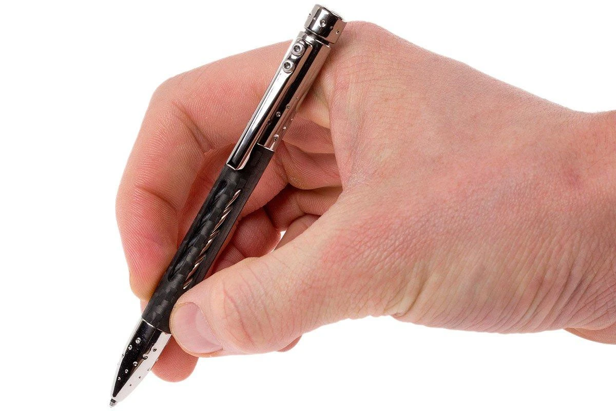 LionSteel Nyala Carbon Fiber Grey Shine Stylo NY-FC-GYS 7 LionSteel Nyala Carbon Fiber Grey Shine Stylo NY-FC-GYS – Image 5