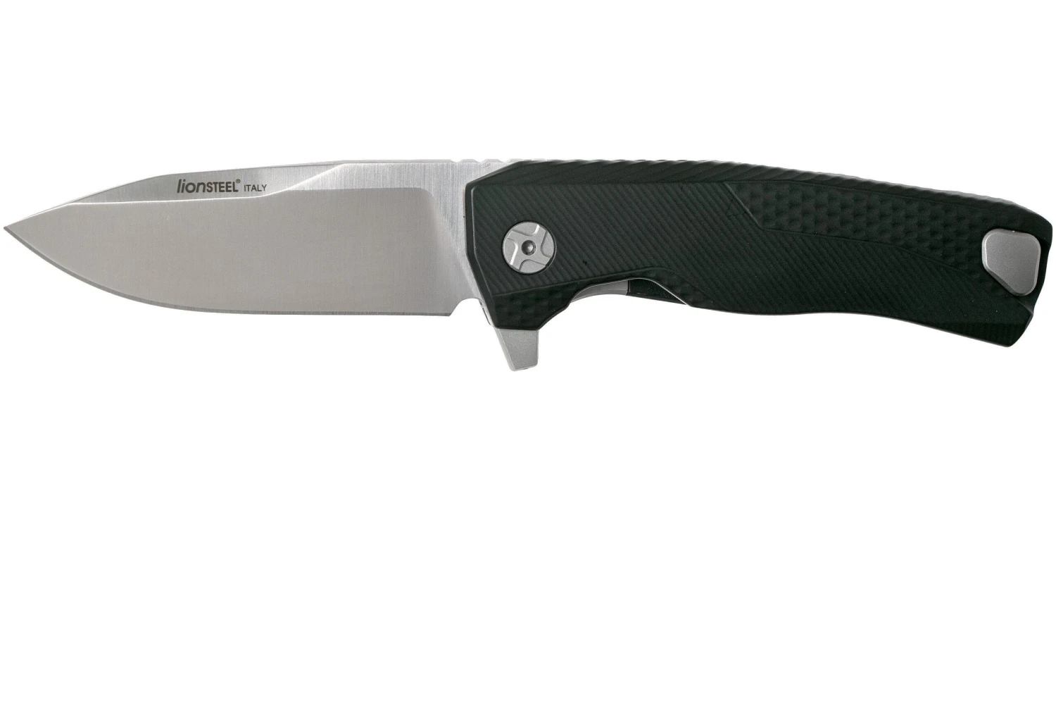 LionSteel ROK Satin Black Aluminium ROK A BS Couteau De Poche 3 LionSteel ROK Satin Black Aluminium ROK A BS Couteau De Poche