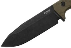 Lionsteel T6 Old Black, Green Canvas Micarta T6B-CVG Couteau Fixe 11 Lionsteel T6 Old Black, Green Canvas Micarta T6B-CVG Couteau Fixe -Kai Soldes Boutique LI T6B CVG 03 lionsteel