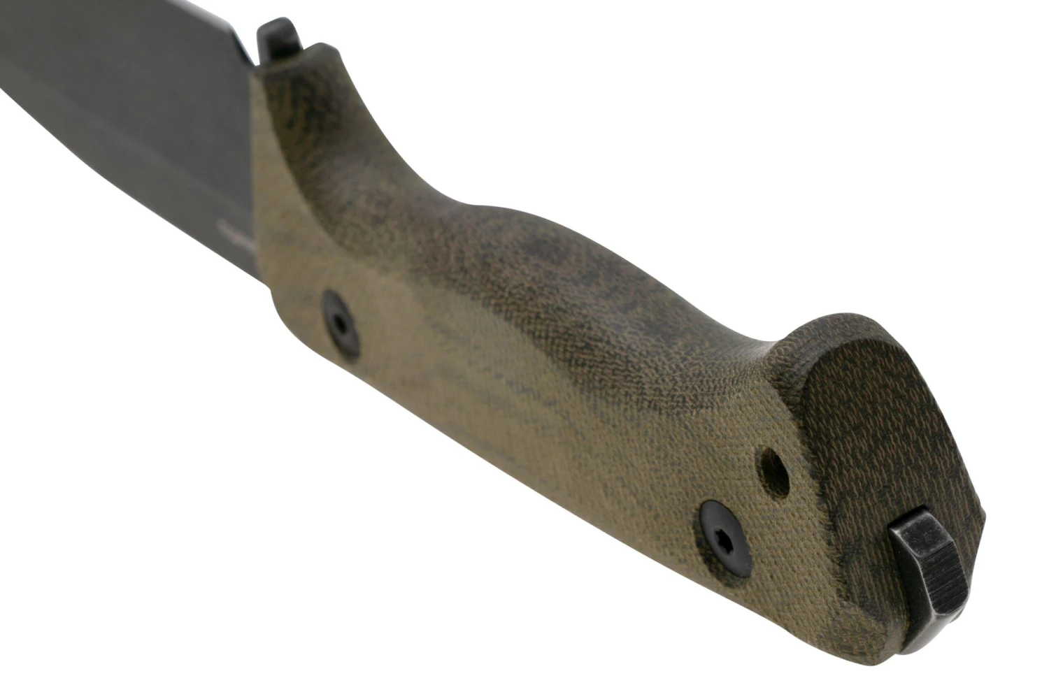 Lionsteel T6 Old Black, Green Canvas Micarta T6B-CVG Couteau Fixe 6 Lionsteel T6 Old Black, Green Canvas Micarta T6B-CVG Couteau Fixe – Image 4