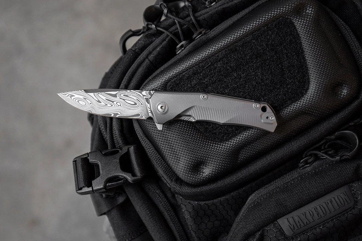 LionSteel TRE DT GY Titanium, Thor Damast 12 LionSteel TRE DT GY Titanium, Thor Damast – Image 10