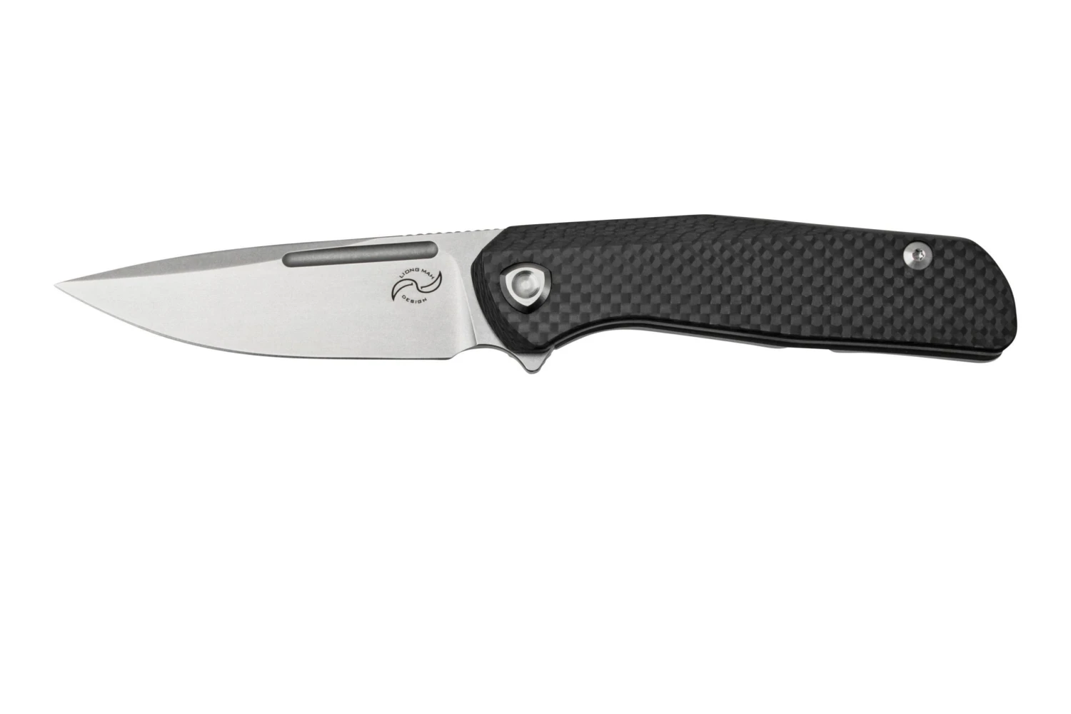 Liong Mah GSD V2 GSD2-HTCF Half Titanium Half Carbon Fiber, Couteau De Poche 3 Liong Mah GSD V2 GSD2-HTCF Half Titanium Half Carbon Fiber, Couteau De Poche