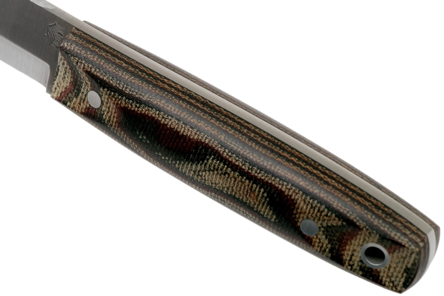 LT Wright Pronghorn, O1, Matte Python Micarta, Leather Sheath, Couteau De Bushcraft 7 LT Wright Pronghorn, O1, Matte Python Micarta, Leather Sheath, Couteau De Bushcraft – Image 5