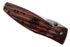 Mcusta MC-0183D Sengoku Tokugawa Ieyasu, Red Pakkawood Handle, Couteau De Gentleman -Kai Soldes Boutique MC 0183D 06 mcusta
