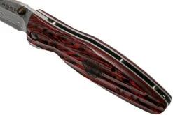 Mcusta MC-0183D Sengoku Tokugawa Ieyasu, Red Pakkawood Handle, Couteau De Gentleman -Kai Soldes Boutique MC 0183D 07 mcusta