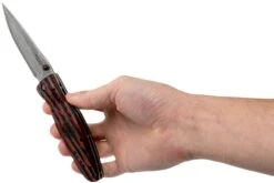 Mcusta MC-0183D Sengoku Tokugawa Ieyasu, Red Pakkawood Handle, Couteau De Gentleman -Kai Soldes Boutique MC 0183D 08 mcusta