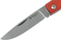 Maserin Scout Red Micarta Couteau De Poche, 163-MR -Kai Soldes Boutique ME 163 MR 03 maserin scout