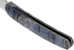 Maserin Gourmet Blue Burl Couteau De Poche, 380/RB 15 Maserin Gourmet Blue Burl Couteau De Poche, 380/RB -Kai Soldes Boutique ME 380 RB 05 maserin