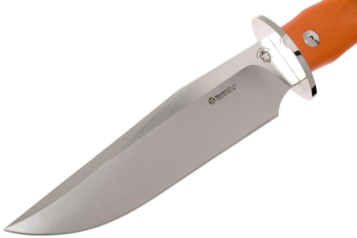 Maserin Bowie 977 Orange G10 977/G10A Couteau Bowie 5 Maserin Bowie 977 Orange G10 977/G10A Couteau Bowie – Image 3