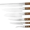 Maserin TEGI 2500TG02-M Set De 6 Couteaux De Cuisine Avec Sac Enroulable, Marron -Kai Soldes Boutique ME2500TG02 M 01 maserin