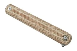 MKM Flame Light FL01L-NC Drop Blade, Natural Micarta, Couteau De Poche -Kai Soldes Boutique MMK FL01L NC 06 mkm