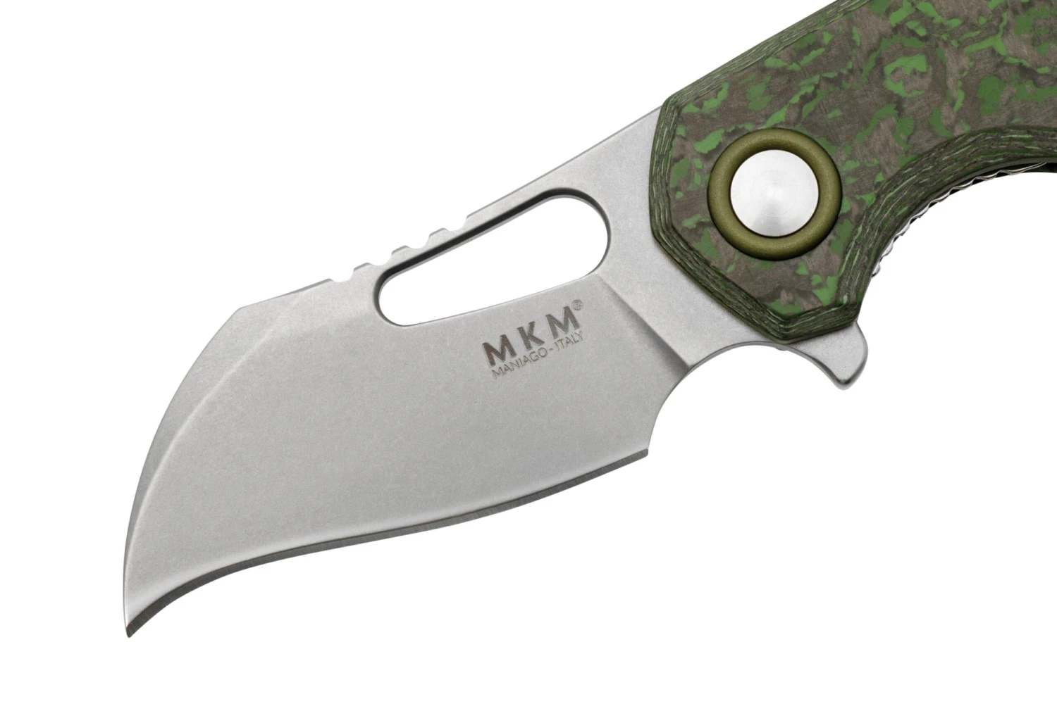 MKM Isonzo FX03-1CJ Hawkbill Stonewashed, Jungle Wear Carbon Fiber, Couteau De Poche, Jesper Voxnaes Design 5 MKM Isonzo FX03-1CJ Hawkbill Stonewashed, Jungle Wear Carbon Fiber, Couteau De Poche, Jesper Voxnaes Design – Image 3