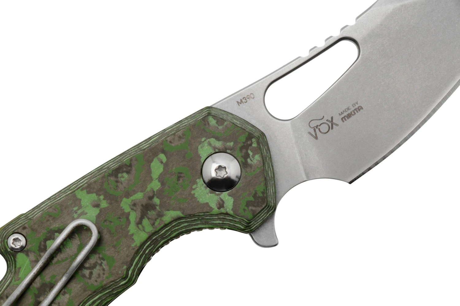 MKM Isonzo FX03-1CJ Hawkbill Stonewashed, Jungle Wear Carbon Fiber, Couteau De Poche, Jesper Voxnaes Design 7 MKM Isonzo FX03-1CJ Hawkbill Stonewashed, Jungle Wear Carbon Fiber, Couteau De Poche, Jesper Voxnaes Design – Image 5