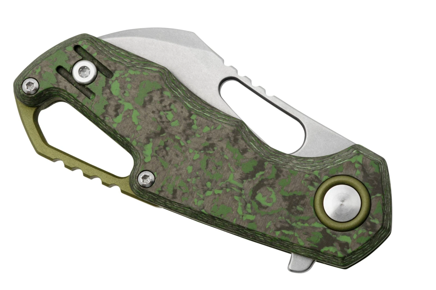 MKM Isonzo FX03-1CJ Hawkbill Stonewashed, Jungle Wear Carbon Fiber, Couteau De Poche, Jesper Voxnaes Design 8 MKM Isonzo FX03-1CJ Hawkbill Stonewashed, Jungle Wear Carbon Fiber, Couteau De Poche, Jesper Voxnaes Design – Image 6