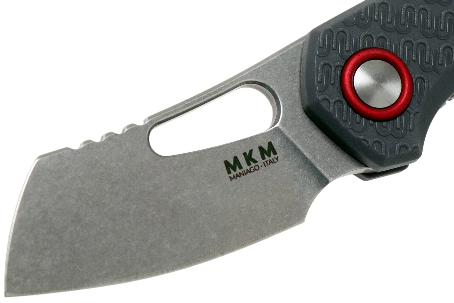 MKM Isonzo FX03-2PGY Cleaver Wolf Grey FRN Couteau De Poche, Jesper Voxnaes Design 5 MKM Isonzo FX03-2PGY Cleaver Wolf Grey FRN Couteau De Poche, Jesper Voxnaes Design – Image 3