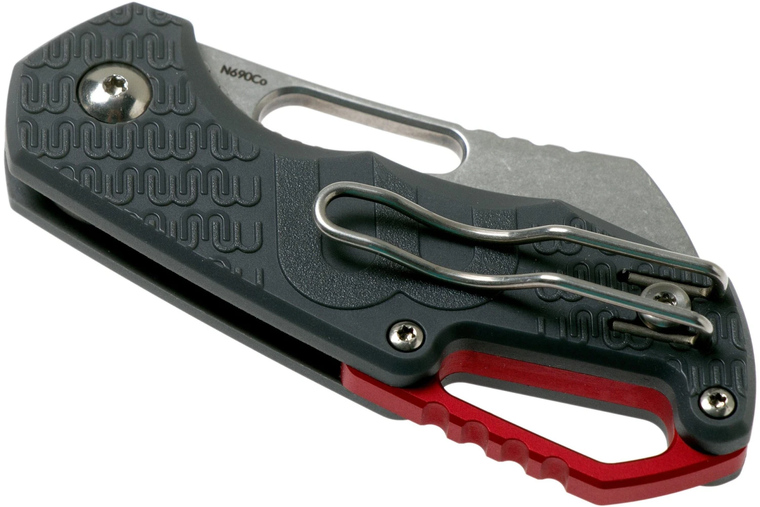 MKM Isonzo FX03-2PGY Cleaver Wolf Grey FRN Couteau De Poche, Jesper Voxnaes Design 6 MKM Isonzo FX03-2PGY Cleaver Wolf Grey FRN Couteau De Poche, Jesper Voxnaes Design – Image 4