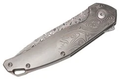 MKM Goccia Damasteel Rose, Limited Edition Couteau De Poche -Kai Soldes Boutique MMK GC D 04 mkm