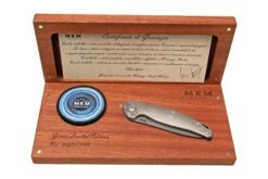 MKM Goccia Damasteel Rose, Limited Edition Couteau De Poche -Kai Soldes Boutique MMK GC D 07 mkm