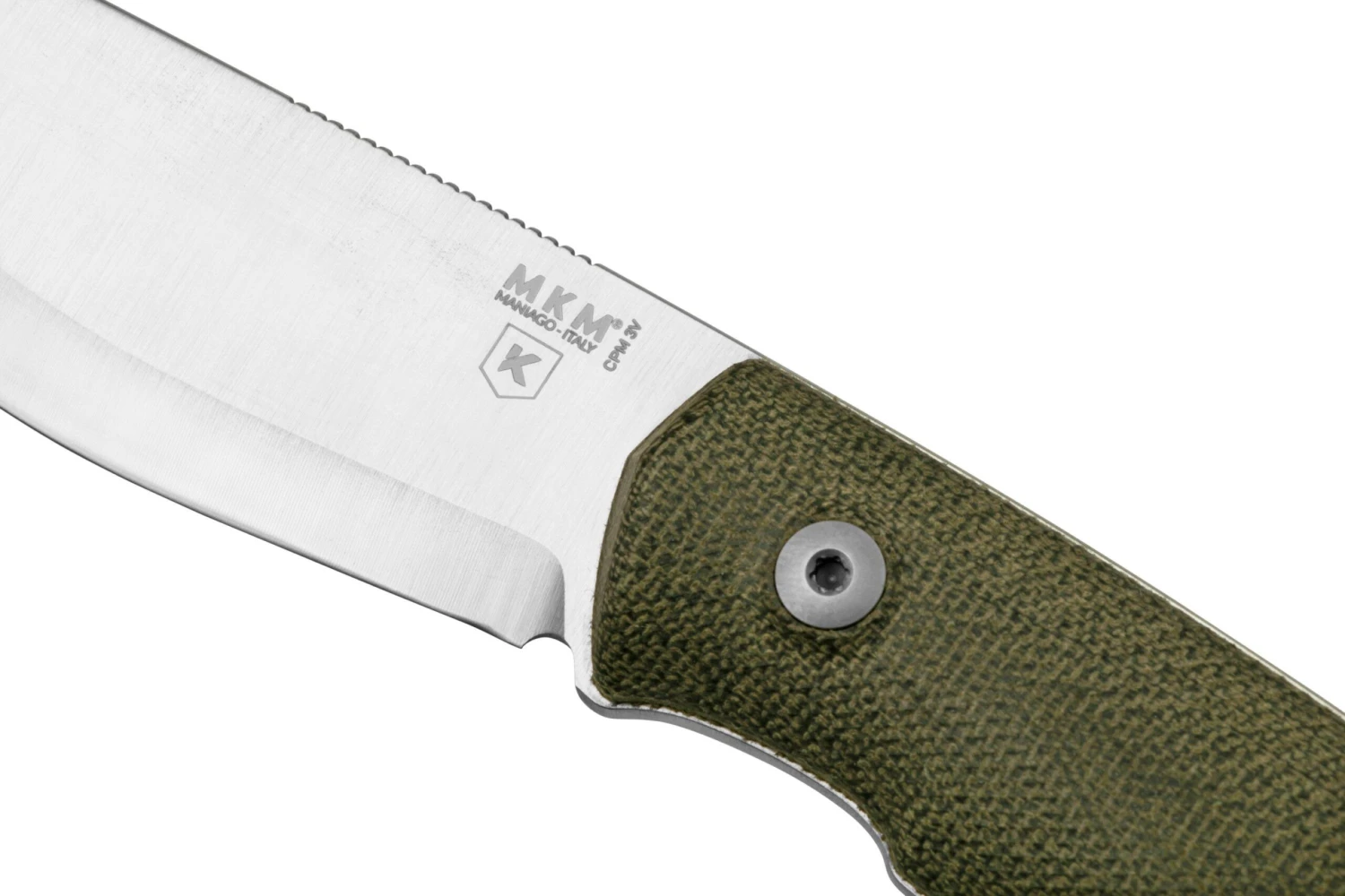 MKM Normar CPM 3V Green Micarta, Knivesandtools Exclusive, Couteau De Bushcraft 8 MKM Normar CPM 3V Green Micarta, Knivesandtools Exclusive, Couteau De Bushcraft – Image 6
