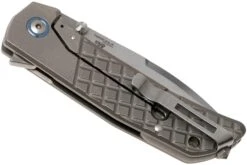 MKM Maximo MM-T Sandblasted Titanium Couteau De Poche, Bob Terzuola Design -Kai Soldes Boutique MMK MM T 04 mkm knives