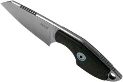 MKM Mikro 2 Wharncliffe, Stonewashed Carbon Fibre Couteau De Cou, Jesper Voxnaes Designr -Kai Soldes Boutique MMK MR02 CF 04 mkm knives