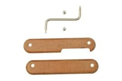 MKM Malga 6 Natural Canvas Micarta Plaquettes De Manche -Kai Soldes Boutique MMK MXMP06 NC 03 mkm