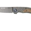 MKM Root RT-NCT Titanium Natural Canvas Micarta Couteau De Poche, Jens Anso Design -Kai Soldes Boutique MMK RT NCT 01 mkm knives