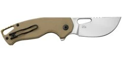 MKM Vincent VCN-GTS Satin N690CO, Tan G10, OD Green Aluminum, Couteau De Poche, Jesper Voxnaes Design -Kai Soldes Boutique MMK VCN GTS 02 mkm