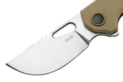 MKM Vincent VCN-GTS Satin N690CO, Tan G10, OD Green Aluminum, Couteau De Poche, Jesper Voxnaes Design -Kai Soldes Boutique MMK VCN GTS 03 mkm