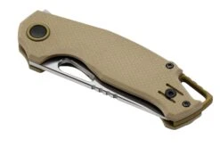 MKM Vincent VCN-GTS Satin N690CO, Tan G10, OD Green Aluminum, Couteau De Poche, Jesper Voxnaes Design -Kai Soldes Boutique MMK VCN GTS 06 mkm