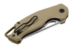 MKM Vincent VCN-GTS Satin N690CO, Tan G10, OD Green Aluminum, Couteau De Poche, Jesper Voxnaes Design -Kai Soldes Boutique MMK VCN GTS 07 mkm