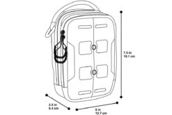 Maxpedition CAP Compact Administration Pouch Grey, AGR -Kai Soldes Boutique MXCAPGRY 08 maxpedition mxcapgry 08