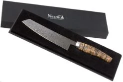 Nesmuk EXCLUSIVE C90 Couteau De Chef 18 Cm, Karelian Birch Burl, EDC90BM180 -Kai Soldes Boutique NEEDC90BM180 08 nesmuk exclusive needc90bm180 08