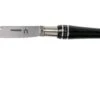 Nontron No. 22 Nickel Silver Turning Ferrule, Marquetry Ebony Aluminium, Double Ferrule NN22DVEBALU Couteau De Poche
