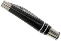 Nontron No. 22 Nickel Silver Turning Ferrule, Marquetry Ebony Aluminium, Double Ferrule NN22DVEBALU Couteau De Poche -Kai Soldes Boutique NN22DVEBALU 04 nontron