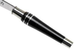 Nontron No. 22 Nickel Silver Turning Ferrule, Marquetry Ebony Aluminium, Double Ferrule NN22DVEBALU Couteau De Poche -Kai Soldes Boutique NN22DVEBALU 06 nontron