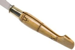 Nontron No. 25 Turning Ferrule, Boxwood, Clog Shape NN25 Couteau De Poche -Kai Soldes Boutique NN25 05 nontron