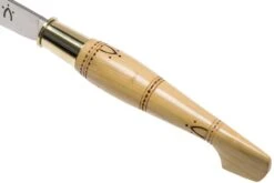 Nontron No. 25 Turning Ferrule, Boxwood, Clog Shape NN25 Couteau De Poche -Kai Soldes Boutique NN25 06 nontron