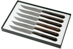 Nontron Traditionnel Set De Couteaux à Steak, 6 Pièces Frêne, T6OFFRD