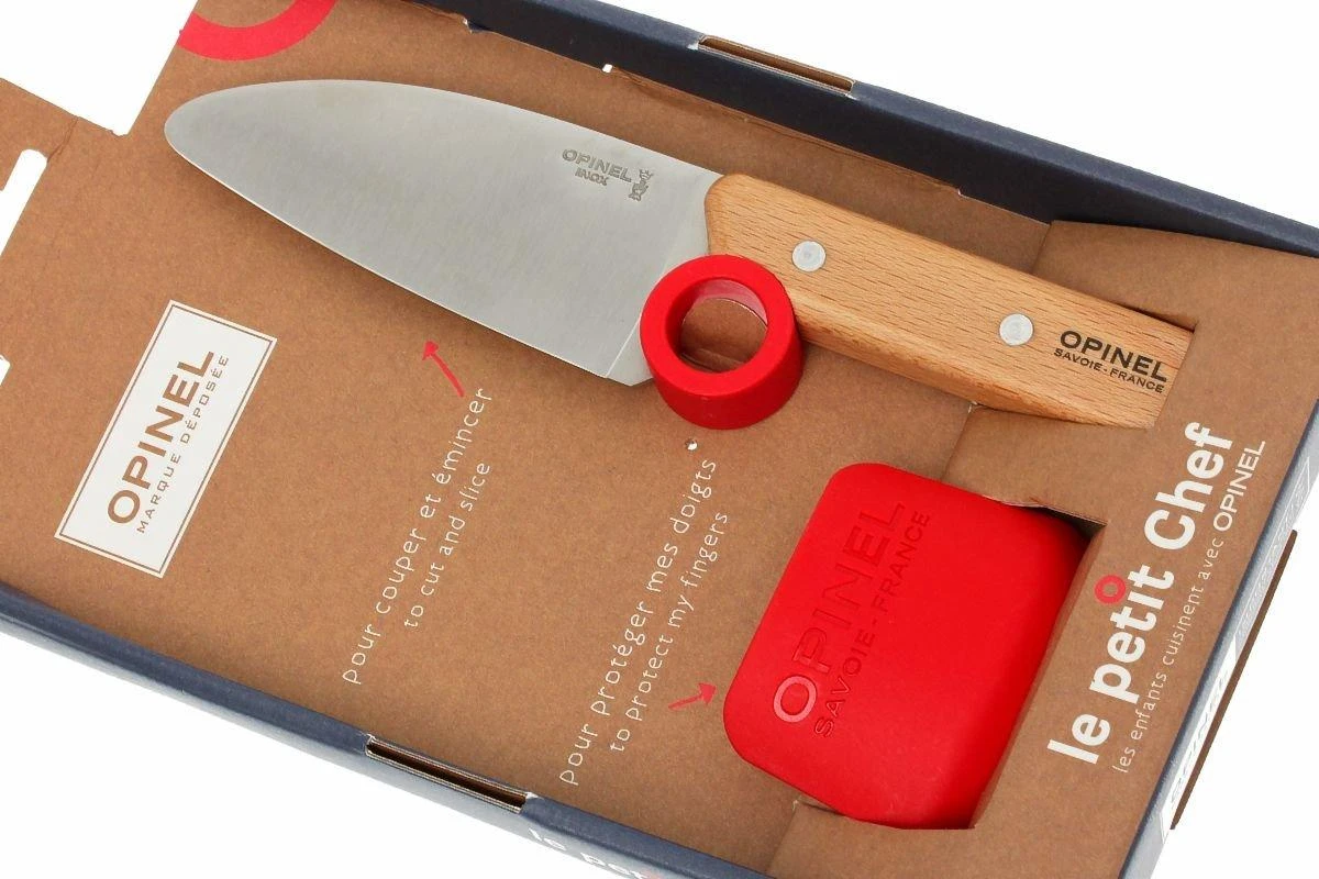 Opinel Couteau De Cuisine Et Protège-doigt 'Le Petit Chef' 8 Opinel Couteau De Cuisine Et Protège-doigt 'Le Petit Chef' – Image 6