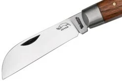 Otter Anchor Knife 174 Small Carbon, Sapeli, Brass Anchor, Couteau De Poche -Kai Soldes Boutique OR174 03 otter