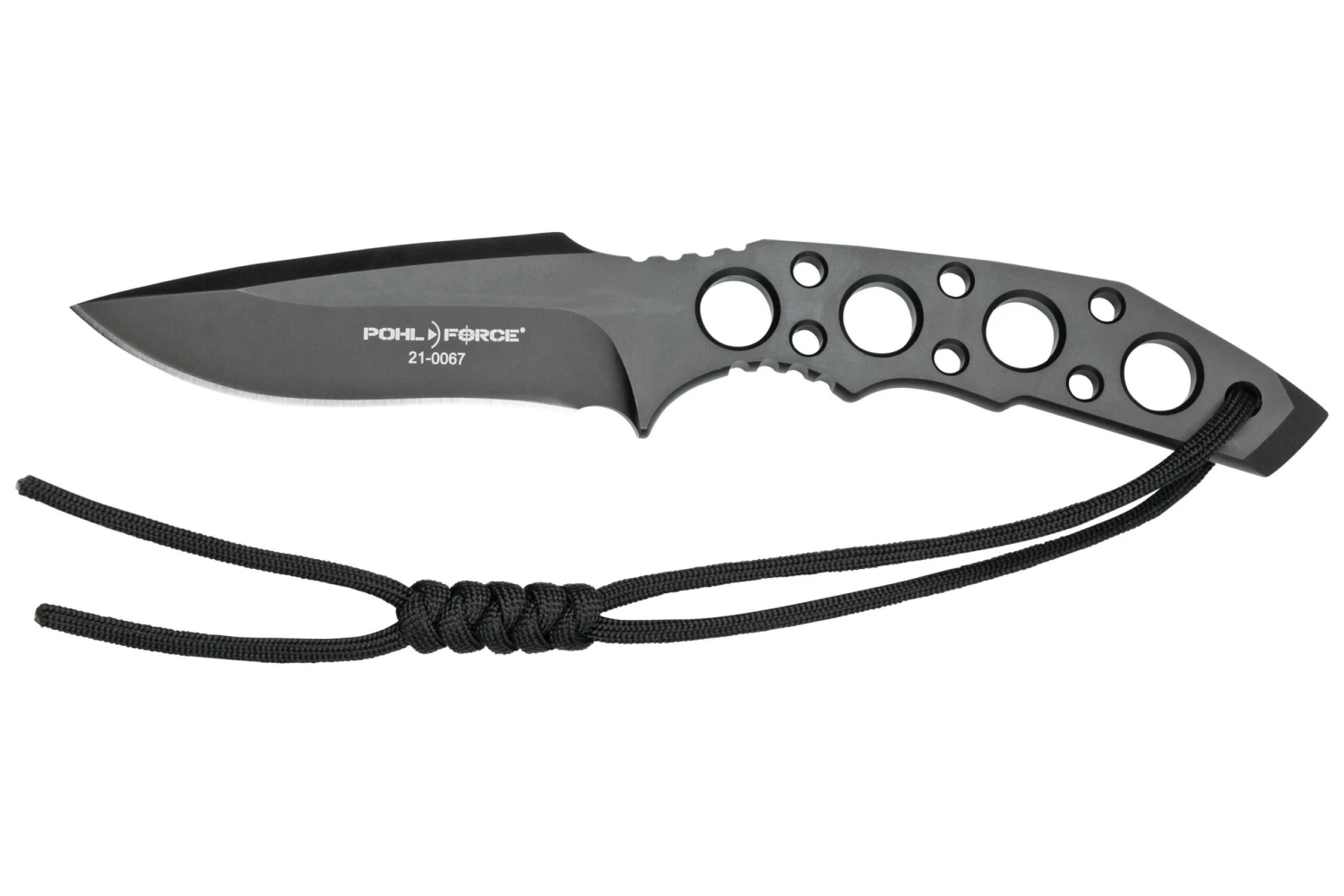 Pohl Force Charlie Three BK 6012, Couteau Fixe 3 Pohl Force Charlie Three BK 6012, Couteau Fixe