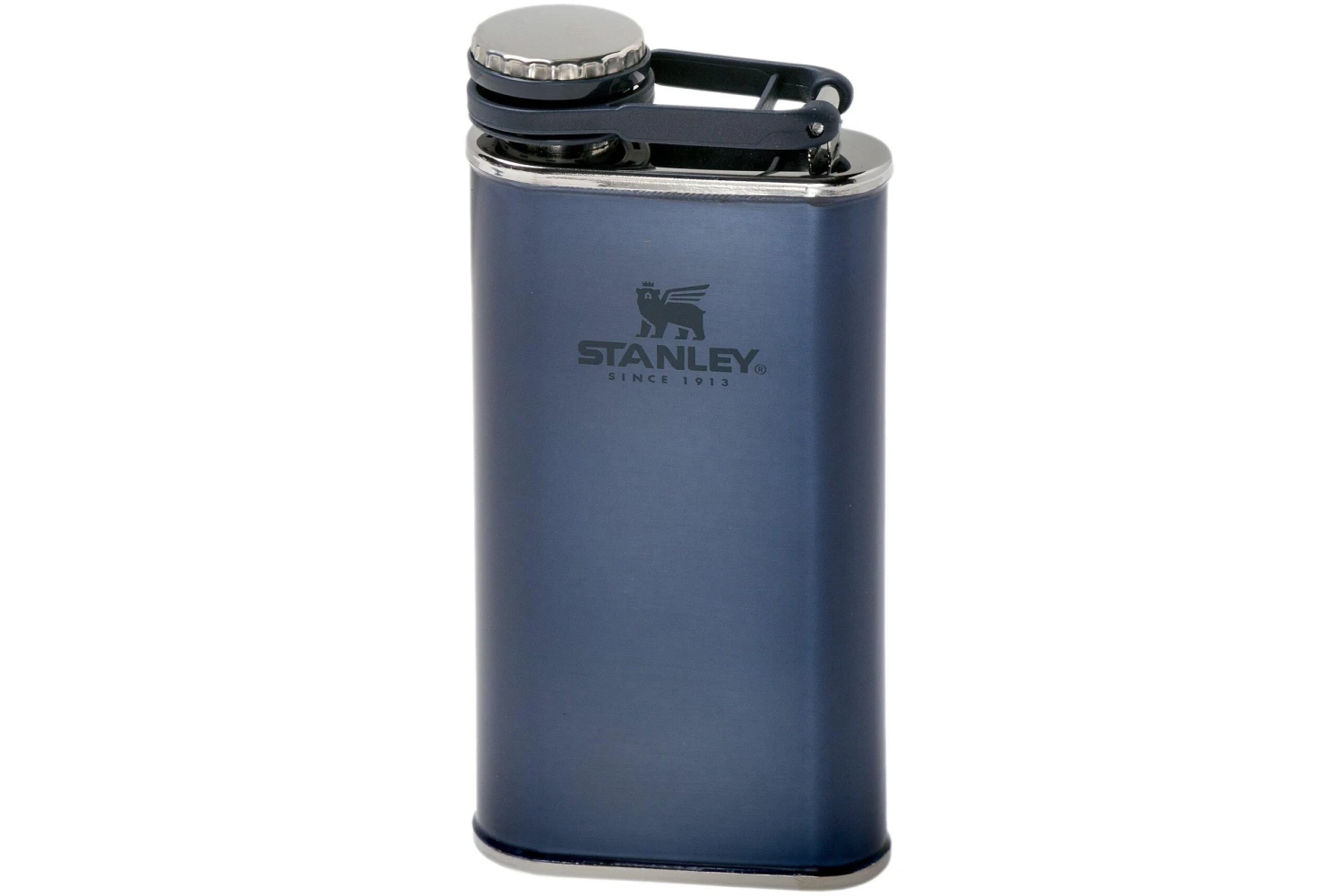Stanley The Easy Fill Wide Mouth Flask 230 Ml, Bleu Foncé, Gourde 3 Stanley The Easy Fill Wide Mouth Flask 230 Ml, Bleu Foncé, Gourde